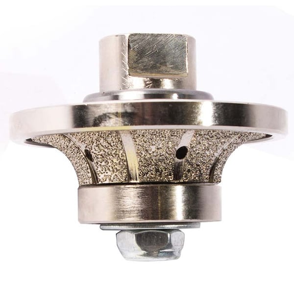 Specialty Diamond 3/4 Inch Radius Vacuum Brazed 75mm Premium Diamond Profile Wheel with 5/8 Inch x 11 Female Threads 34RPW - main